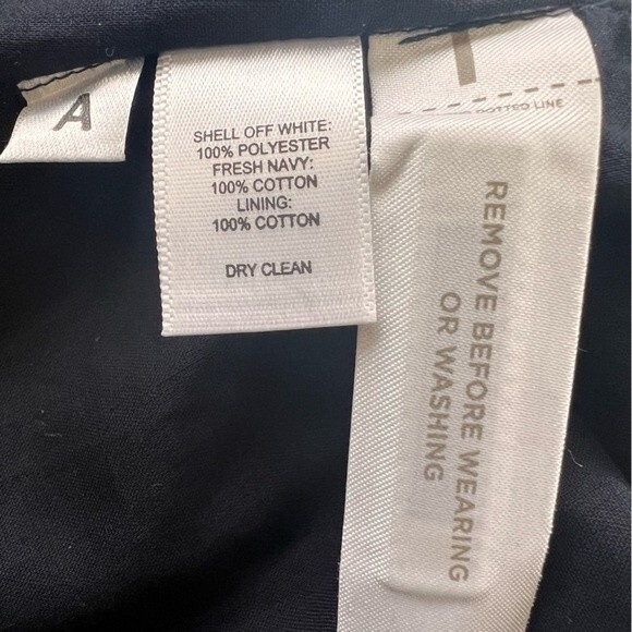 LOFT Midi Dress Black White Size 10 NWT w/flaw‎ - Picture 8 of 12